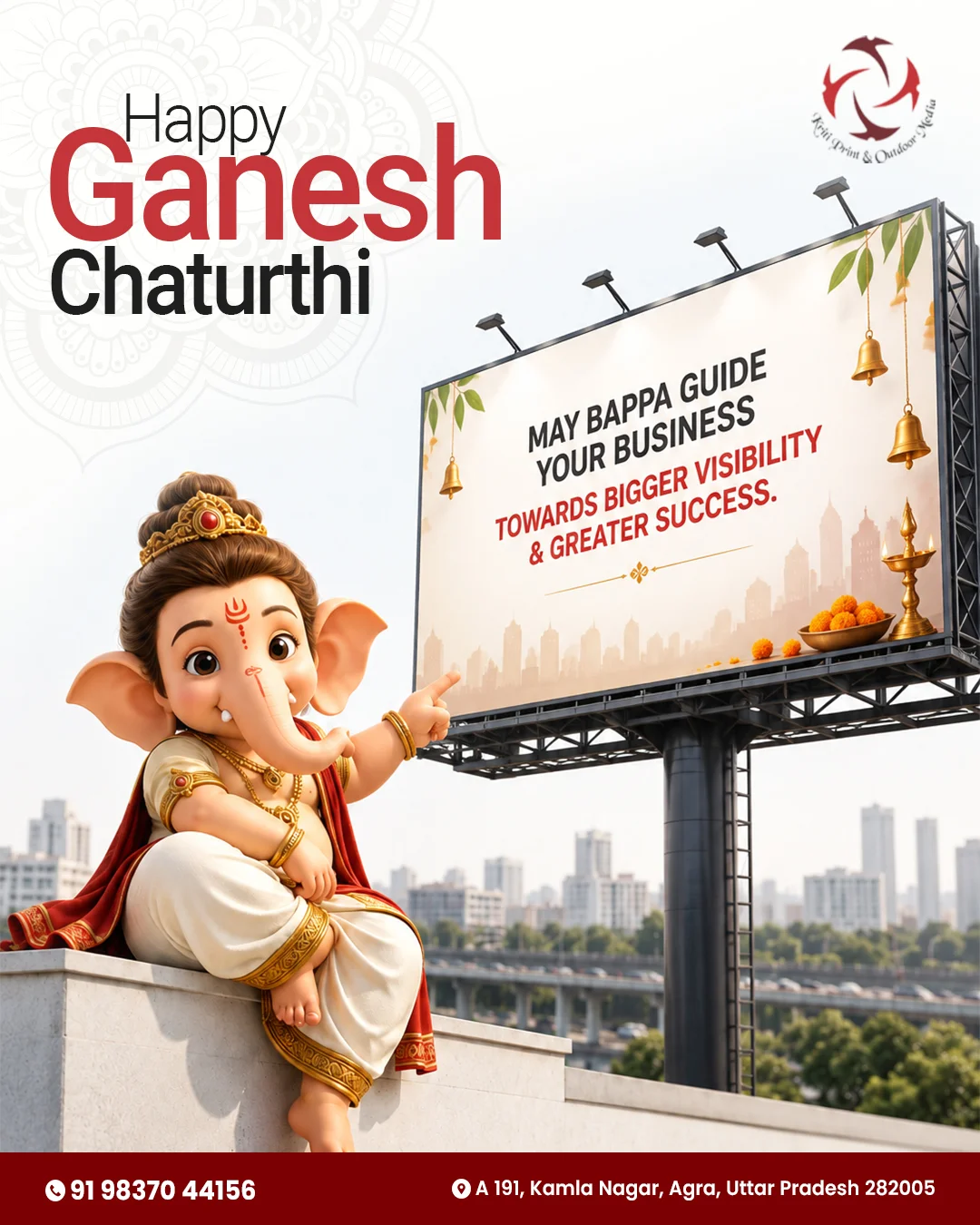 Ganesh blessings ad