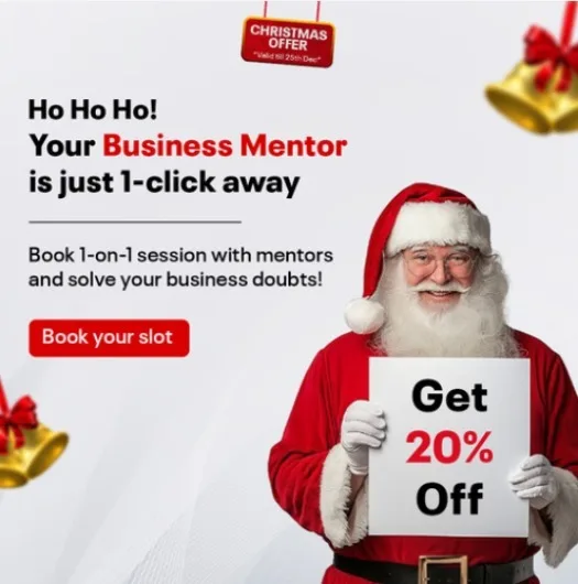 Your business mentor is just 1 click away ad