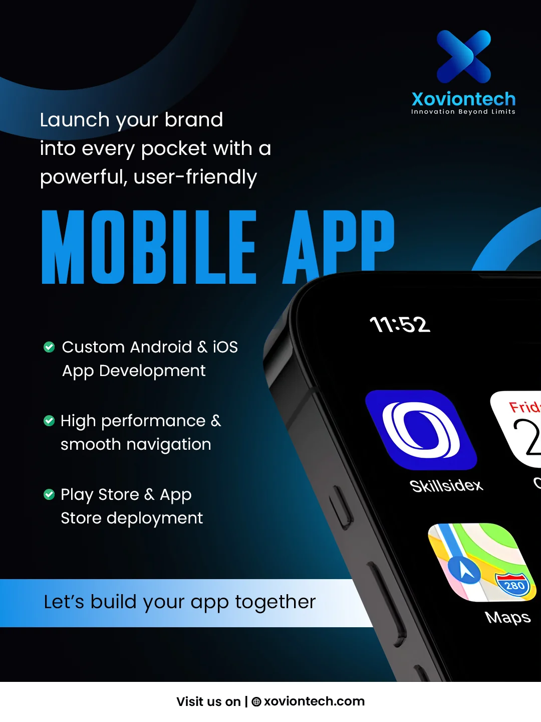 App promo social media design
