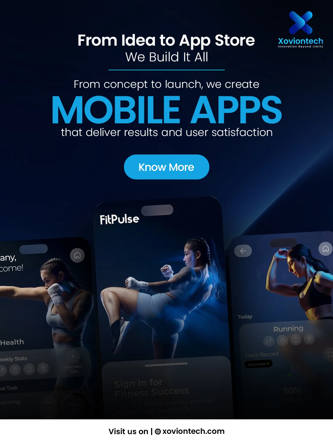 Mobile app social media design