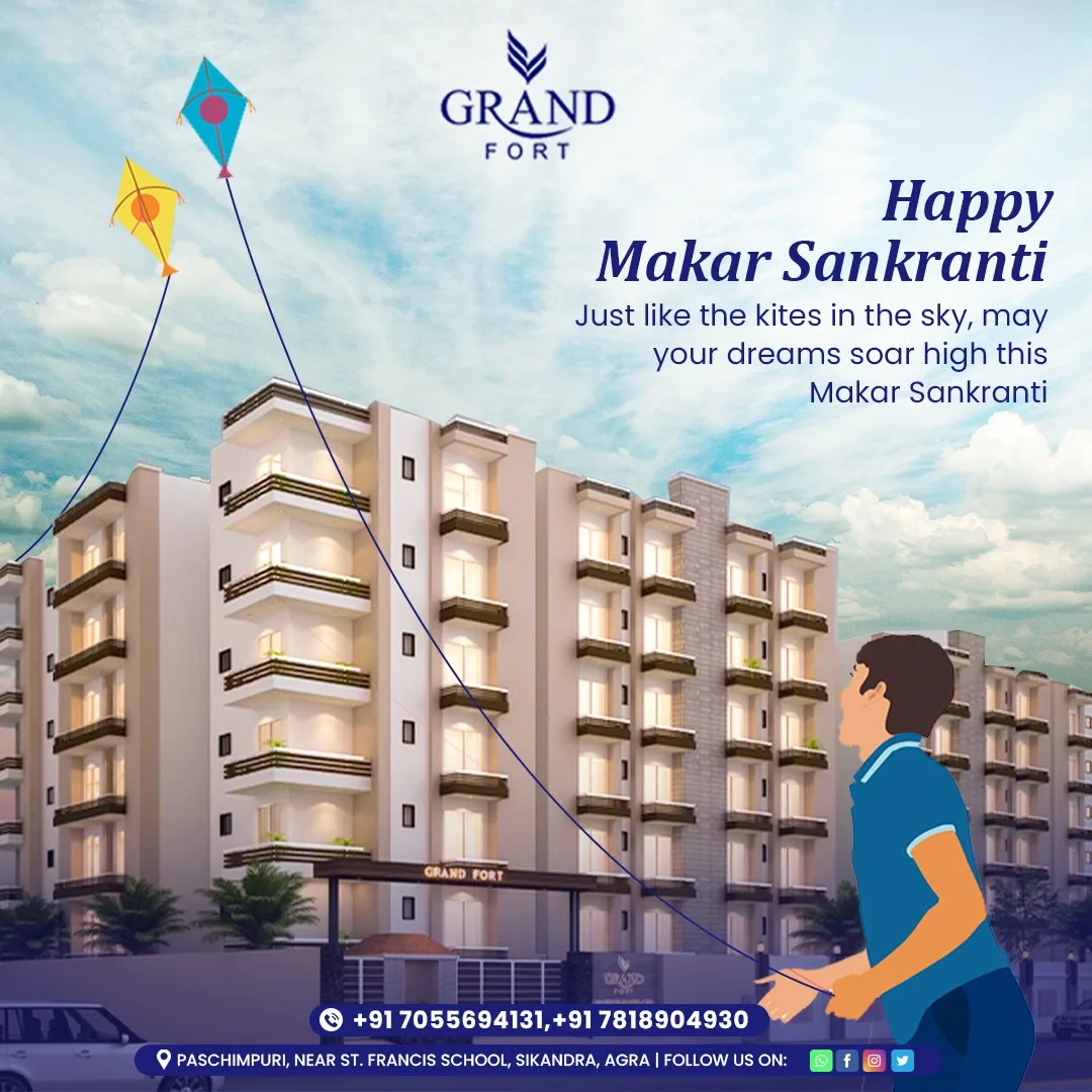 Makar Sankranti social media design